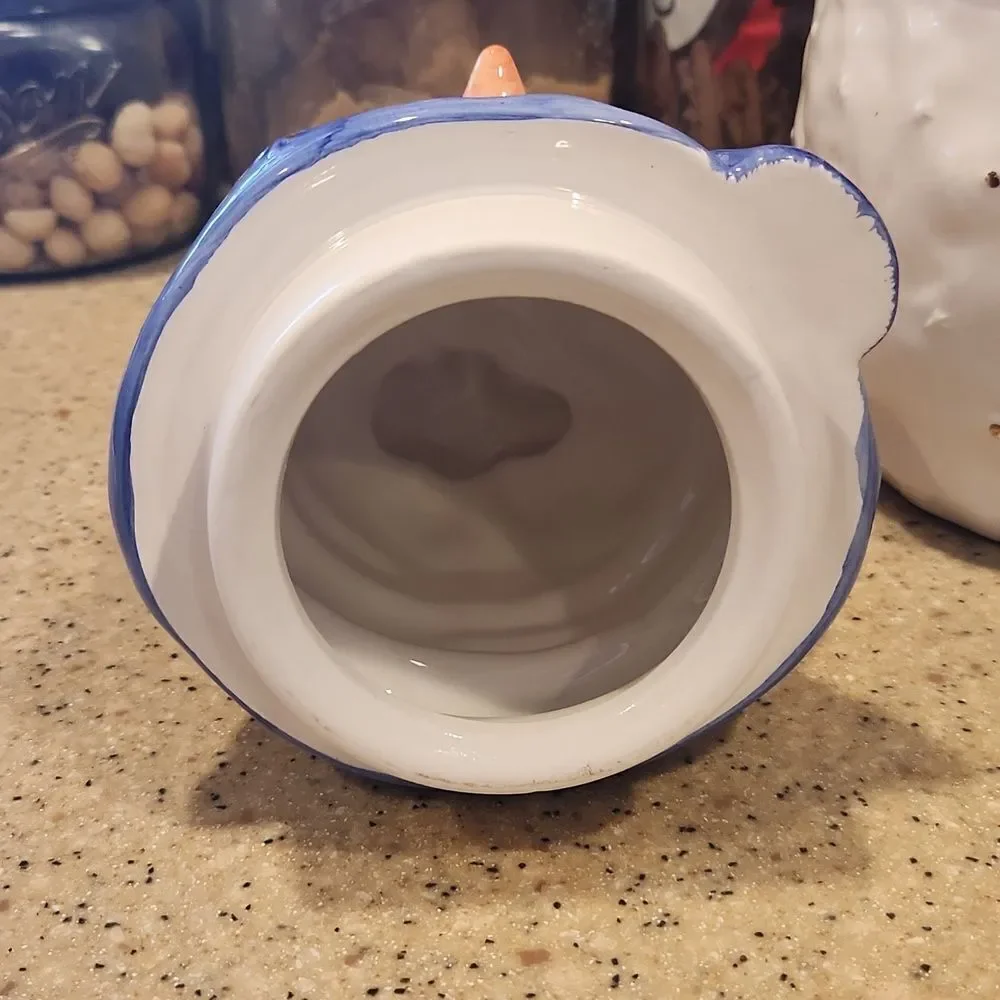 Snowman Cookie Jar Large. Very Festive 12